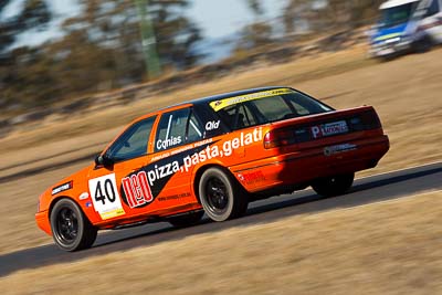 40;8-August-2009;Anthony-Conias;Australia;Ford-Falcon-EA;Morgan-Park-Raceway;QLD;Queensland;Saloon-Cars;Shannons-Nationals;Warwick;auto;motion-blur;motorsport;racing;super-telephoto