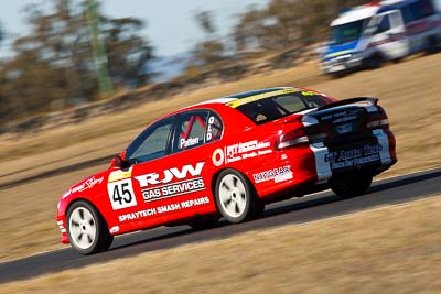 45;8-August-2009;Australia;Holden-Commodore-VT;Morgan-Park-Raceway;QLD;Queensland;Saloon-Cars;Shannons-Nationals;Warwick;Wayne-Patten;auto;motion-blur;motorsport;racing;super-telephoto