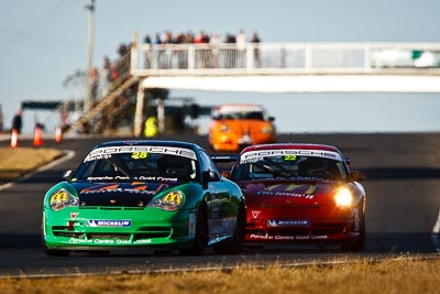 28;8-August-2009;Australia;Brad-Rankin;Morgan-Park-Raceway;Porsche-996-GT3-Cup;Porsche-GT3-Cup;QLD;Queensland;Shannons-Nationals;Topshot;Warwick;auto;motorsport;racing;super-telephoto