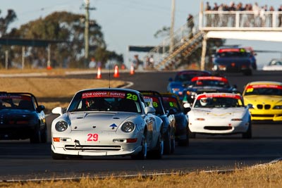 29;8-August-2009;Australia;Chris-Stannard;Ed-Chivers;Morgan-Park-Raceway;Porsche-993-RSCS;QLD;Queensland;Shannons-Nationals;Warwick;auto;motorsport;racing;super-telephoto