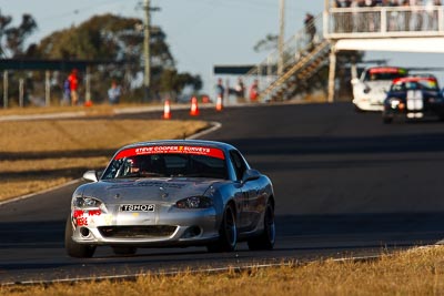 84;8-August-2009;Australia;Calum-Ballinger;Mazda-MX‒5;Mazda-MX‒5-Turbo;Mazda-MX5;Mazda-Miata;Morgan-Park-Raceway;Nick-Leontsinis;QLD;Queensland;Shannons-Nationals;Warwick;auto;motorsport;racing;super-telephoto