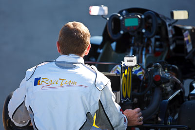 60;9-August-2009;Australia;David-McAdam;Morgan-Park-Raceway;QLD;Queensland;Rotax-Light;Shannons-Nationals;Superkarts;Warwick;atmosphere;auto;motorsport;pit-lane;racing;super-telephoto