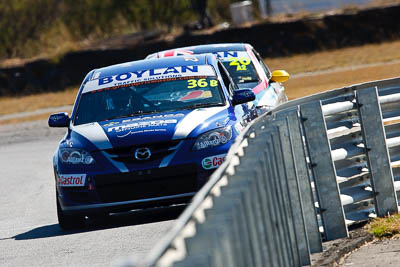 36;9-August-2009;Australia;Australian-Manufacturers-Championship;Jake-Camilleri;Mazda-3-MPS;Morgan-Park-Raceway;QLD;Queensland;Shannons-Nationals;Warwick;armco;auto;barrier;motorsport;racing;super-telephoto