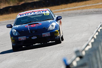 13;9-August-2009;Australia;Australian-Manufacturers-Championship;Colin-Osborne;Morgan-Park-Raceway;QLD;Queensland;Shannons-Nationals;Toyota-Celica;Warwick;armco;auto;barrier;motorsport;racing;super-telephoto