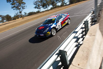 31;9-August-2009;Australia;Australian-Manufacturers-Championship;Morgan-Park-Raceway;QLD;Queensland;Shannons-Nationals;Stuart-Jones;Toyota-Celica;Warwick;armco;auto;barrier;motorsport;racing;wide-angle