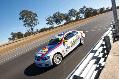 20;9-August-2009;Australia;Australian-Manufacturers-Championship;BMW-335i;Garry-Holt;Morgan-Park-Raceway;QLD;Queensland;Shannons-Nationals;Warwick;armco;auto;barrier;motorsport;racing;wide-angle