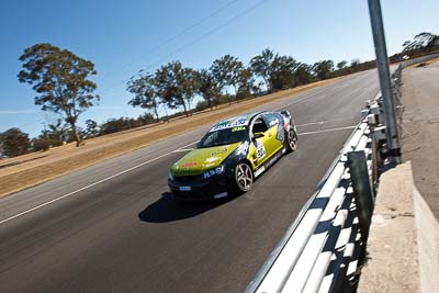 32;9-August-2009;Australia;Australian-Manufacturers-Championship;Gerard-Keogh;HSV-Clubsport-R8;Holden;Holden-Commodore-VE-R8;Morgan-Park-Raceway;QLD;Queensland;Shannons-Nationals;Warwick;armco;auto;barrier;motorsport;racing;wide-angle