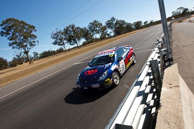 13;9-August-2009;Australia;Australian-Manufacturers-Championship;Colin-Osborne;Morgan-Park-Raceway;QLD;Queensland;Shannons-Nationals;Toyota-Celica;Warwick;armco;auto;barrier;motorsport;racing;wide-angle