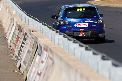 36;9-August-2009;Australia;Australian-Manufacturers-Championship;Jake-Camilleri;Mazda-3-MPS;Morgan-Park-Raceway;QLD;Queensland;Shannons-Nationals;Warwick;armco;auto;barrier;motorsport;racing;super-telephoto