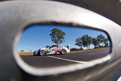 77;9-August-2009;Australia;Jan-Jinadasa;Morgan-Park-Raceway;Porsche-997-GT3-Cup;Porsche-GT3-Cup;QLD;Queensland;Shannons-Nationals;Warwick;armco;auto;barrier;fisheye;motorsport;racing