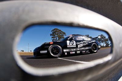 10;9-August-2009;Australia;Mark-Krashos;Morgan-Park-Raceway;Porsche-997-GT3-Cup;Porsche-GT3-Cup;QLD;Queensland;Shannons-Nationals;Warwick;armco;auto;barrier;fisheye;motorsport;racing