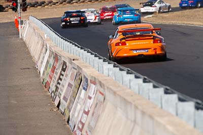 45;9-August-2009;Australia;Morgan-Park-Raceway;Paul-Bolinowsky;Porsche-996-GT3-Cup;Porsche-GT3-Cup;QLD;Queensland;Shannons-Nationals;Warwick;armco;auto;barrier;motorsport;racing;super-telephoto