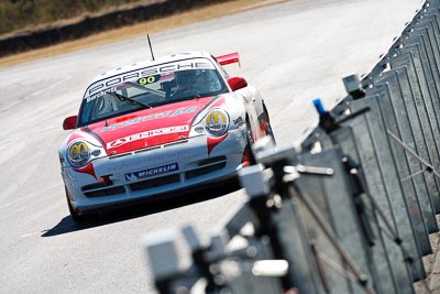 90;9-August-2009;Australia;Morgan-Park-Raceway;Porsche-996-GT3-Cup;Porsche-GT3-Cup;QLD;Queensland;Shannons-Nationals;Sven-Burchartz;Warwick;armco;auto;barrier;motorsport;racing;super-telephoto