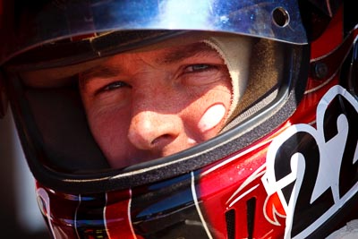 9-August-2009;Australia;Morgan-Park-Raceway;Paul-Hibberd;QLD;Queensland;Shannons-Nationals;Topshot;Warwick;auto;helmet;motorsport;portrait;racing;super-telephoto