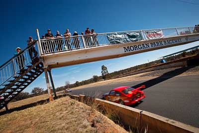 95;9-August-2009;Anthony-Cox;Australia;Holden-Gemini;Morgan-Park-Raceway;QLD;Queensland;Shannons-Nationals;Warwick;auto;bridge;motorsport;racing;sky;wide-angle