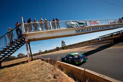 65;9-August-2009;Australia;Cameron-Maxwell;Holden-Commodore;Morgan-Park-Raceway;QLD;Queensland;Shannons-Nationals;Warwick;auto;bridge;motorsport;racing;sky;wide-angle