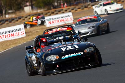 24;9-August-2009;Australia;Brian-Ferrabee;Mazda-MX‒5;Mazda-MX‒5-Turbo;Mazda-MX5;Mazda-Miata;Morgan-Park-Raceway;QLD;Queensland;Shannons-Nationals;Warwick;auto;motorsport;racing;super-telephoto