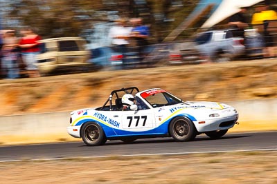 777;9-August-2009;Australia;Daniel-Deckers;Mazda-MX‒5;Mazda-MX5;Mazda-Miata;Michael-Hall;Morgan-Park-Raceway;QLD;Queensland;Shannons-Nationals;Warwick;auto;motion-blur;motorsport;racing;telephoto