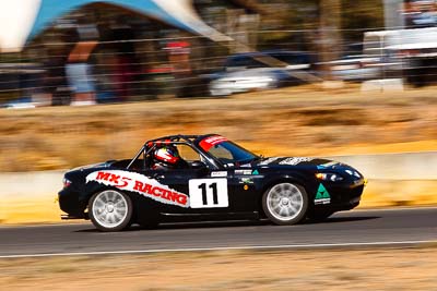 11;9-August-2009;Adam-Spence;Australia;Mazda-MX‒5;Mazda-MX5;Mazda-Miata;Morgan-Park-Raceway;QLD;Queensland;Shannons-Nationals;Steven-Head;Warwick;auto;motion-blur;motorsport;racing;telephoto