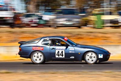 44;9-August-2009;Australia;Melinda-Both;Morgan-Park-Raceway;Porsche-944-S2;QLD;Queensland;Shannons-Nationals;Val-Stewart;Warwick;auto;motion-blur;motorsport;racing;telephoto