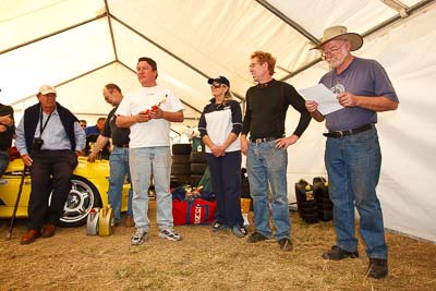 9-August-2009;Australia;Brian-Ferrabee;Michael-Hall;Morgan-Park-Raceway;Production-Sports-Cars;QLD;Queensland;Shannons-Nationals;Val-Stewart;Warwick;atmosphere;auto;drivers;motorsport;paddock;presentation;racing;wide-angle