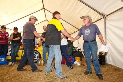 9-August-2009;Australia;Brian-Ferrabee;Greg-Quince;Morgan-Park-Raceway;Production-Sports-Cars;QLD;Queensland;Shannons-Nationals;Val-Stewart;Warwick;atmosphere;auto;drivers;motorsport;paddock;presentation;racing;wide-angle