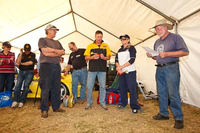 9-August-2009;Australia;Brian-Ferrabee;Greg-Quince;Morgan-Park-Raceway;Production-Sports-Cars;QLD;Queensland;Shannons-Nationals;Val-Stewart;Warwick;atmosphere;auto;drivers;motorsport;paddock;presentation;racing;wide-angle