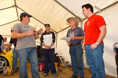 9-August-2009;Australia;Brian-Ferrabee;Geoff-Marsh;Morgan-Park-Raceway;Production-Sports-Cars;QLD;Queensland;Shannons-Nationals;Val-Stewart;Warwick;atmosphere;auto;drivers;motorsport;paddock;presentation;racing;wide-angle