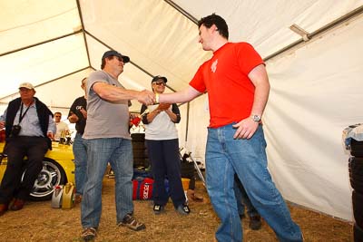 9-August-2009;Australia;Geoff-Marsh;Morgan-Park-Raceway;Production-Sports-Cars;QLD;Queensland;Shannons-Nationals;Val-Stewart;Warwick;atmosphere;auto;drivers;motorsport;paddock;presentation;racing;wide-angle