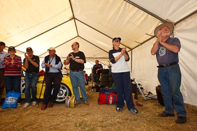 9-August-2009;Australia;Brian-Ferrabee;Morgan-Park-Raceway;Production-Sports-Cars;QLD;Queensland;Shannons-Nationals;Warwick;atmosphere;auto;drivers;motorsport;paddock;presentation;racing;wide-angle