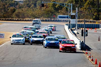 15;68;9-August-2009;Australia;Ford-Falcon-AU;Holden-Commodore-VT;Kris-Walton;Morgan-Park-Raceway;QLD;Queensland;Saloon-Cars;Shannons-Nationals;Shawn-Jamieson;Warwick;auto;motorsport;racing;super-telephoto