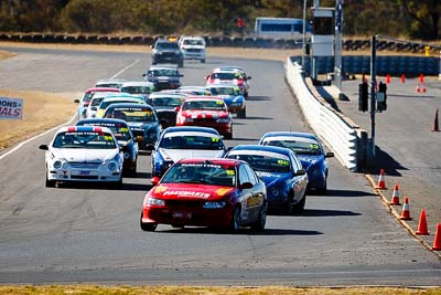 15;68;9-August-2009;Australia;Ford-Falcon-AU;Holden-Commodore-VT;Kris-Walton;Morgan-Park-Raceway;QLD;Queensland;Saloon-Cars;Shannons-Nationals;Shawn-Jamieson;Warwick;auto;motorsport;racing;super-telephoto