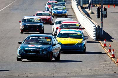 87;9-August-2009;Australia;David-Rogers;Ford-Falcon-AU;Morgan-Park-Raceway;QLD;Queensland;Saloon-Cars;Shannons-Nationals;Warwick;auto;motorsport;racing;super-telephoto