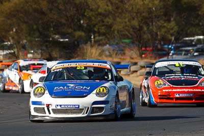 23;9-August-2009;Australia;Morgan-Park-Raceway;Porsche-997-GT3-Cup;Porsche-GT3-Cup;QLD;Queensland;Roger-Lago;Shannons-Nationals;Warwick;auto;motorsport;racing;super-telephoto
