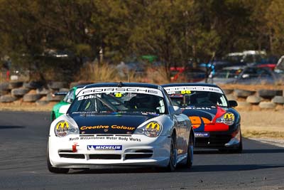 8;9-August-2009;Australia;Morgan-Park-Raceway;Porsche-996-GT3-Cup;Porsche-GT3-Cup;QLD;Queensland;Shannons-Nationals;Warwick;auto;motorsport;racing;super-telephoto