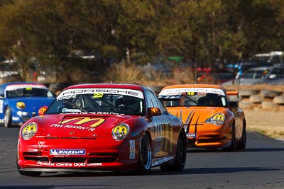 22;9-August-2009;Australia;Morgan-Park-Raceway;Porsche-996-GT3-Cup;Porsche-GT3-Cup;QLD;Queensland;Shannons-Nationals;Terry-Knight;Warwick;auto;motorsport;racing;super-telephoto