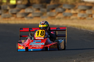 18;250-Int;9-August-2009;Australia;Morgan-Park-Raceway;QLD;Queensland;Shannons-Nationals;Superkarts;Warren-McIlveen;Warwick;auto;motorsport;racing;super-telephoto