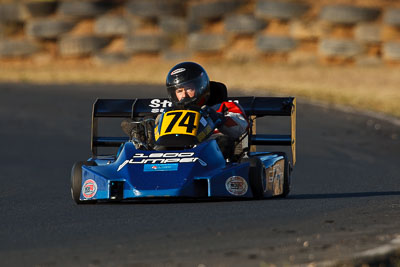 74;250-Int;9-August-2009;Australia;Jason-Laker;Morgan-Park-Raceway;QLD;Queensland;Shannons-Nationals;Superkarts;Warwick;auto;motorsport;racing;super-telephoto