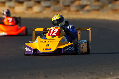 12;125-GB;9-August-2009;Australia;Morgan-Park-Raceway;Phil-Silcock;QLD;Queensland;Shannons-Nationals;Superkarts;Warwick;auto;motorsport;racing;super-telephoto