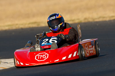 26;85-GB;9-August-2009;Australia;Morgan-Park-Raceway;QLD;Queensland;Shannons-Nationals;Stewart-Bell;Superkarts;Warwick;auto;motorsport;racing;super-telephoto