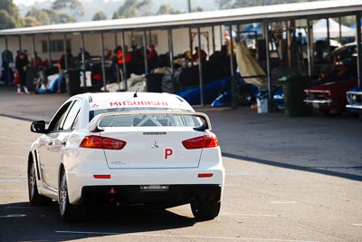 12;29-August-2009;Australia;Evo-10;Mitsubishi-Lancer;Mitsubishi-Lancer-Evolution-X;Morgan-Park-Raceway;QLD;Queensland;Queensland-State-Championship;Sports-Sedans;Warwick;Wayne-Selby;auto;motorsport;racing;telephoto