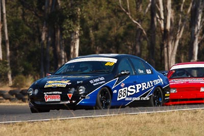 88;29-August-2009;Australia;Brian-Hine;Ford-Falcon-AU;Morgan-Park-Raceway;QLD;Queensland;Queensland-State-Championship;Saloon-Cars;Warwick;auto;motorsport;racing;super-telephoto