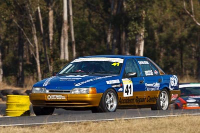 41;29-August-2009;Australia;Ford-Falcon-EA;Morgan-Park-Raceway;QLD;Queensland;Queensland-State-Championship;Richard-Beggs;Saloon-Cars;Warwick;auto;motorsport;racing;super-telephoto