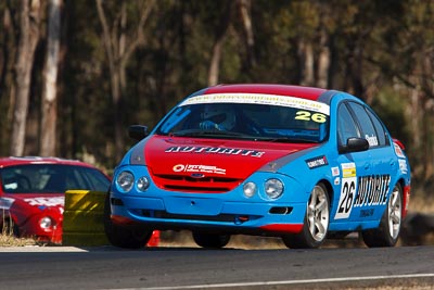 26;29-August-2009;Australia;Ford-Falcon-AU;Morgan-Park-Raceway;QLD;Queensland;Queensland-State-Championship;Saloon-Cars;Tony-Shanks;Warwick;auto;motorsport;racing;super-telephoto