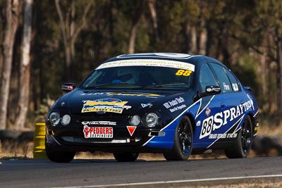 88;29-August-2009;Australia;Brian-Hine;Ford-Falcon-AU;Morgan-Park-Raceway;QLD;Queensland;Queensland-State-Championship;Saloon-Cars;Warwick;auto;motorsport;racing;super-telephoto