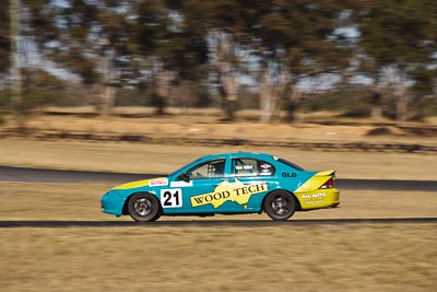 21;29-August-2009;Australia;Ford-Falcon-AU;John-Van-Gilst;Morgan-Park-Raceway;QLD;Queensland;Queensland-State-Championship;Saloon-Cars;Warwick;auto;motion-blur;motorsport;racing;telephoto