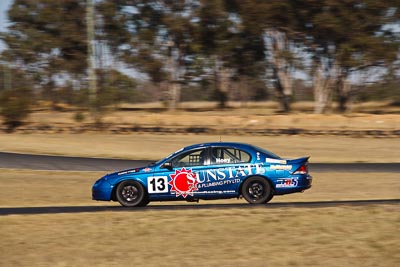 13;29-August-2009;Australia;Ford-Falcon-AU;Morgan-Park-Raceway;QLD;Queensland;Queensland-State-Championship;Saloon-Cars;Troy-Hoey;Warwick;auto;motion-blur;motorsport;racing;telephoto