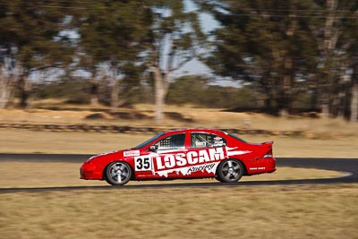 35;29-August-2009;Australia;Chris-Berry;Ford-Falcon-AU;Morgan-Park-Raceway;QLD;Queensland;Queensland-State-Championship;Saloon-Cars;Warwick;auto;motion-blur;motorsport;racing;telephoto