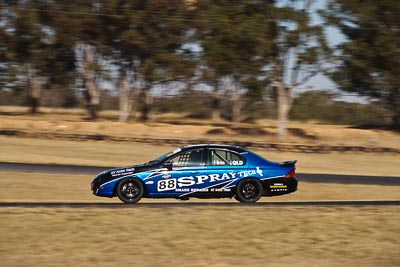 88;29-August-2009;Australia;Brian-Hine;Ford-Falcon-AU;Morgan-Park-Raceway;QLD;Queensland;Queensland-State-Championship;Saloon-Cars;Warwick;auto;motion-blur;motorsport;racing;telephoto