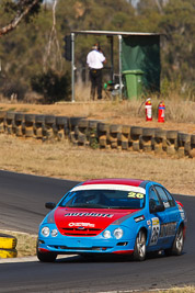 26;29-August-2009;Australia;Ford-Falcon-AU;Morgan-Park-Raceway;QLD;Queensland;Queensland-State-Championship;Saloon-Cars;Tony-Shanks;Warwick;auto;motorsport;racing;super-telephoto